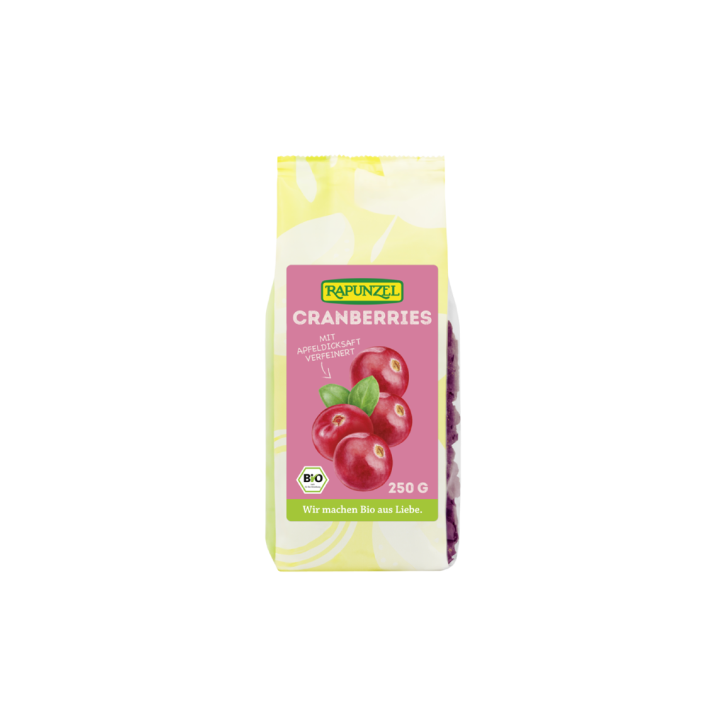 Rapunzel Cranberries, ganze Beeren 100g