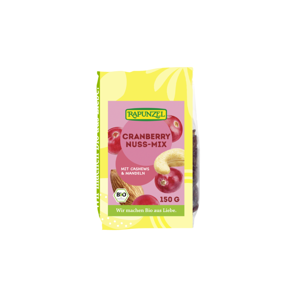 Rapunzel Cranberry Nuss Mix 150g