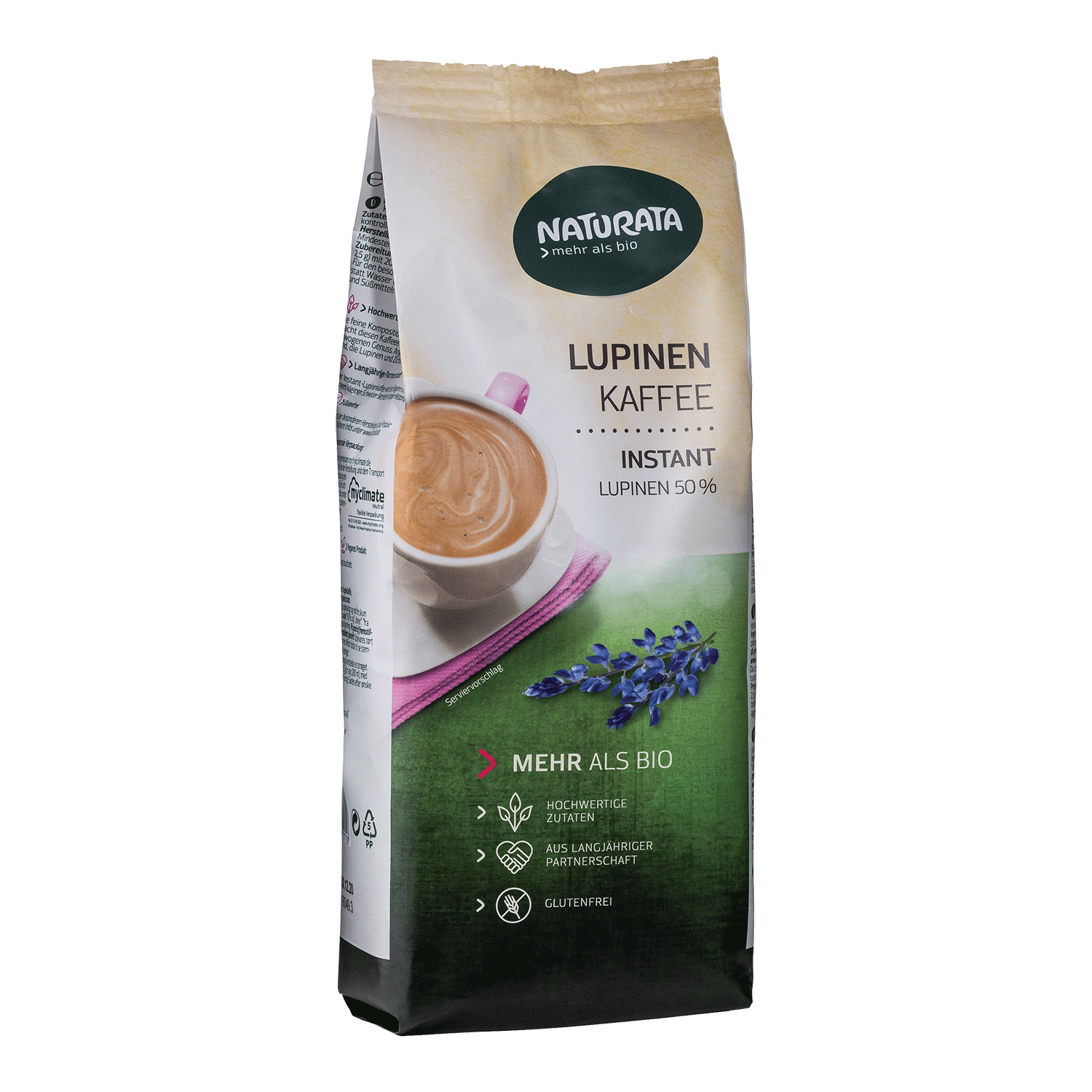 Naturata Lupinenkaffee instant glutenfrei Nachfüllbeutel 200g