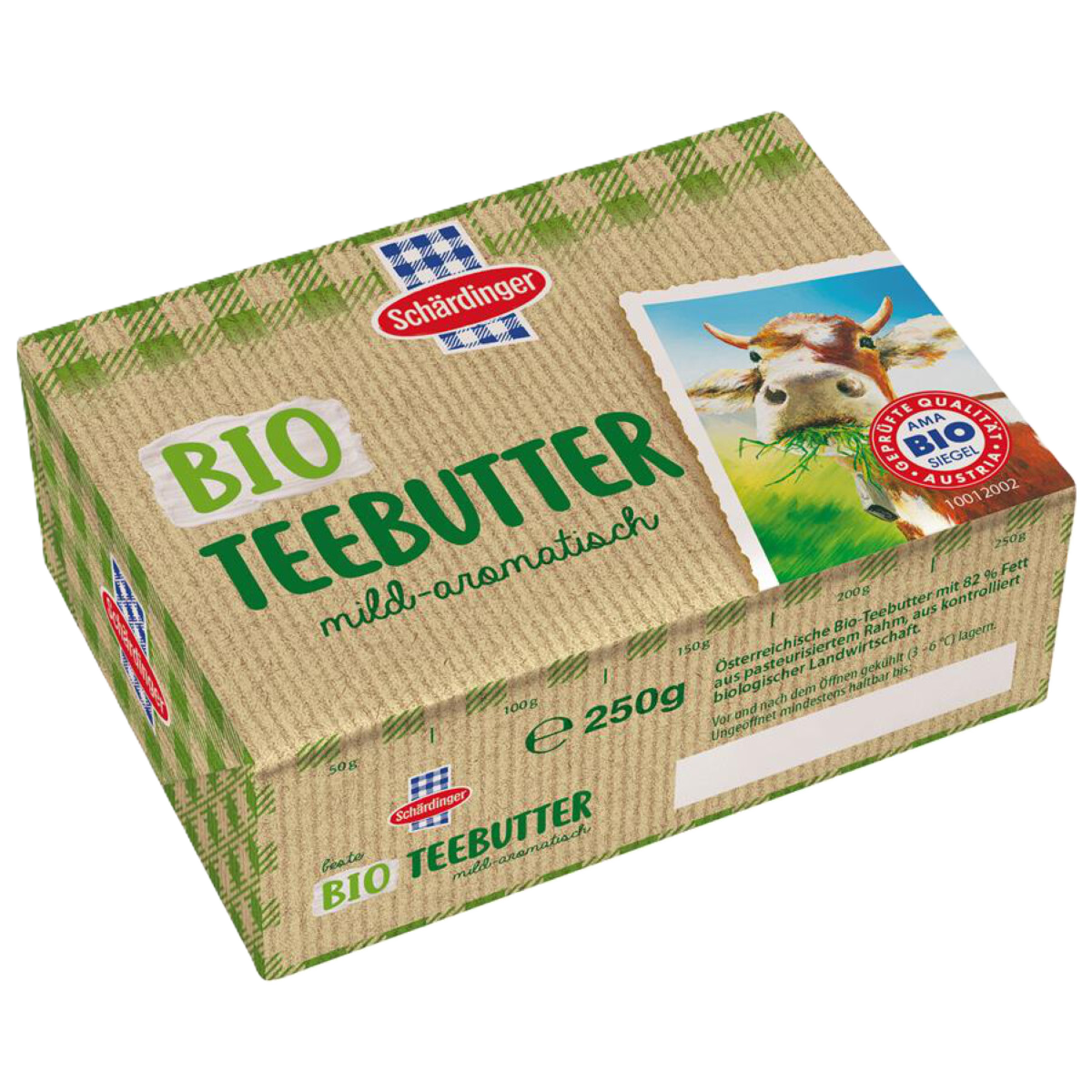 Schärdinger Bio Teebutter im 250-g-Stück