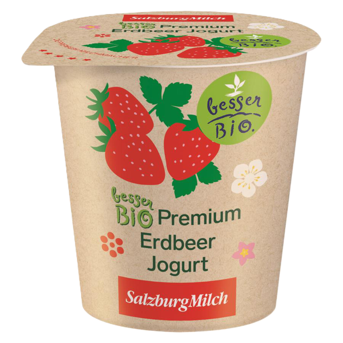 SalzburgMilch Bio Premium Fruchtjoghurt Erdbeer im 150-g-Becher