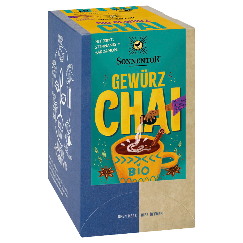 Sonnentor Gewürz Chai Tee bio FB 18Stk