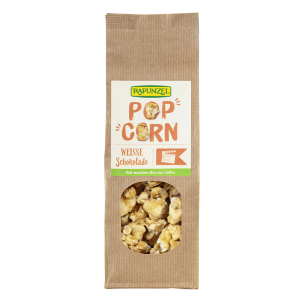 Rapunzel Popcorn weiße Schokolade 100g