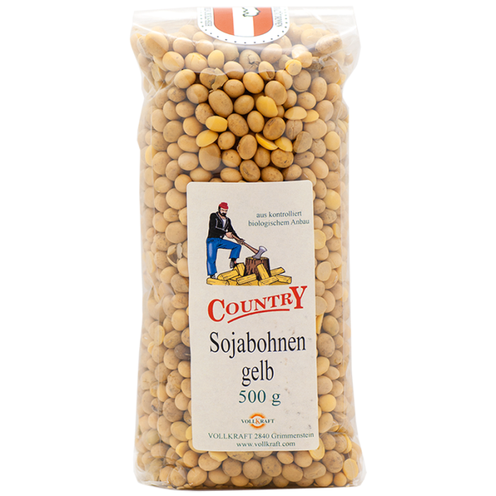 Vollkraft Sojabohnen Gelb 500g