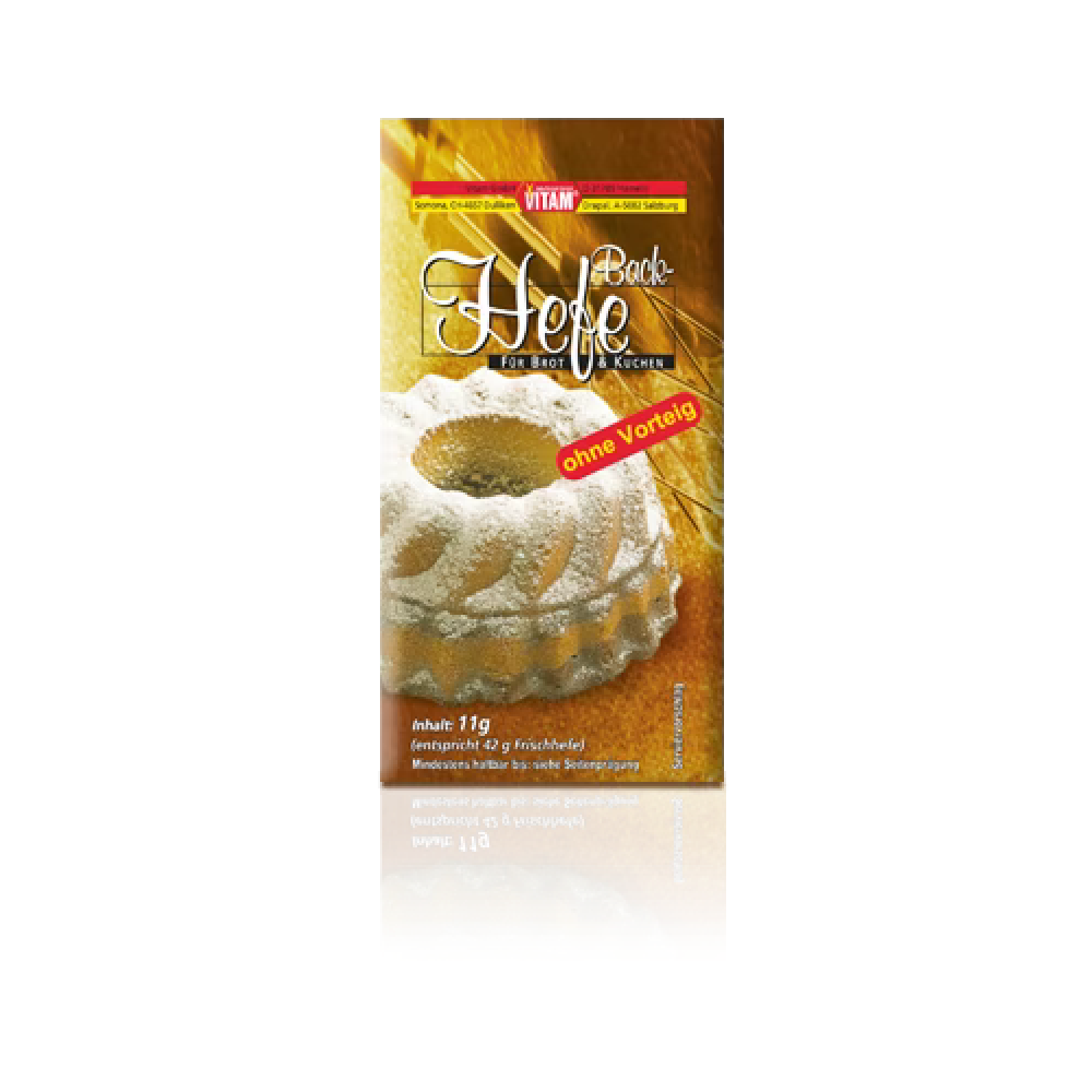 Vitam Backhefe ohne Vorteig 11g