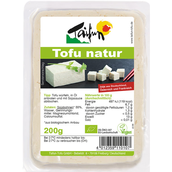 Taifun Tofu Natur vegan 200g