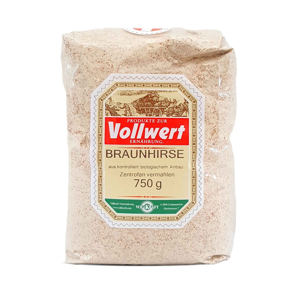 Vollkraft Braunhirse gemahlen KBA 750
