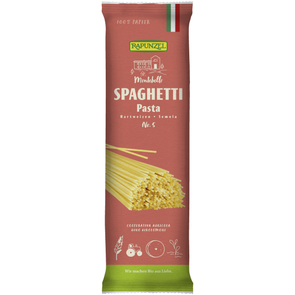 Rapunzel Spaghetti Semola, no.5 500g