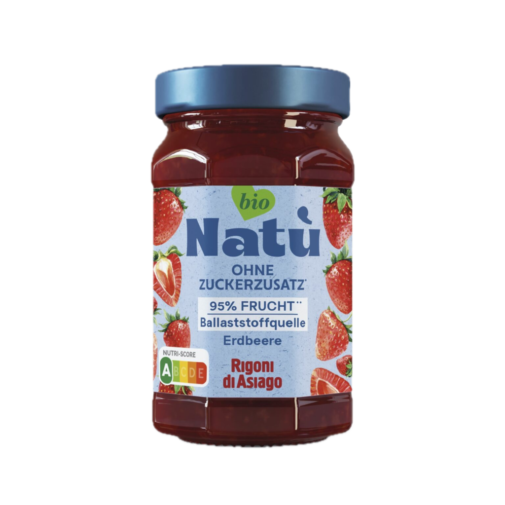 Rigoni di Asiago Natù Erdbeere Fruchtaufstrich 240g