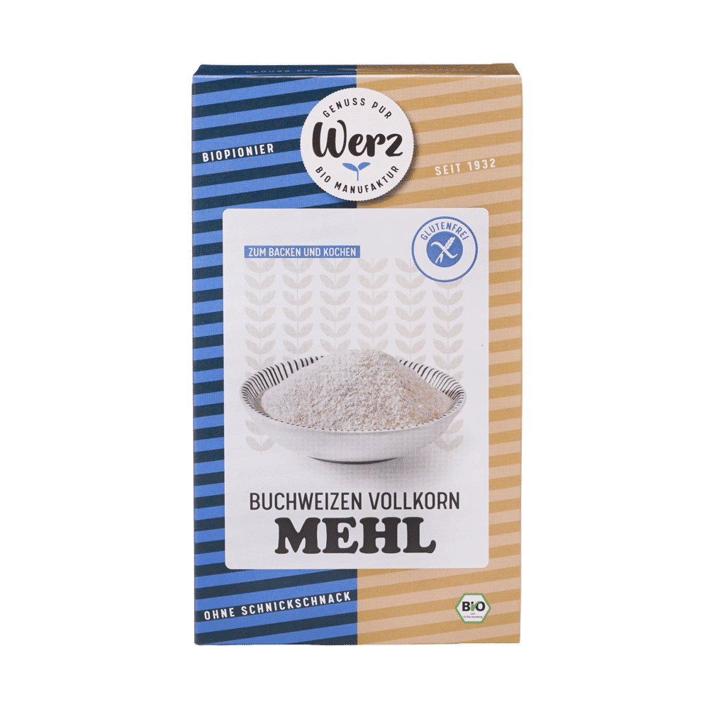 Werz Buchweizen Vollkornmehl glutenfrei 500g