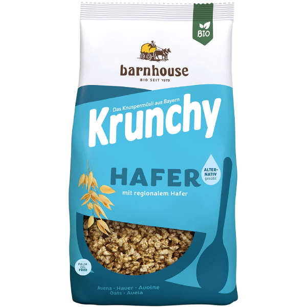 Barnhouse Krunchy Hafer alternativ gesüßt 625g