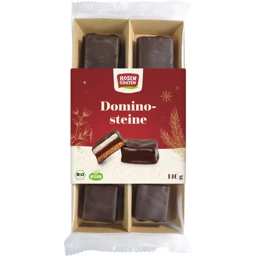 Rosengarten Dominosteine Zartbitter 140g