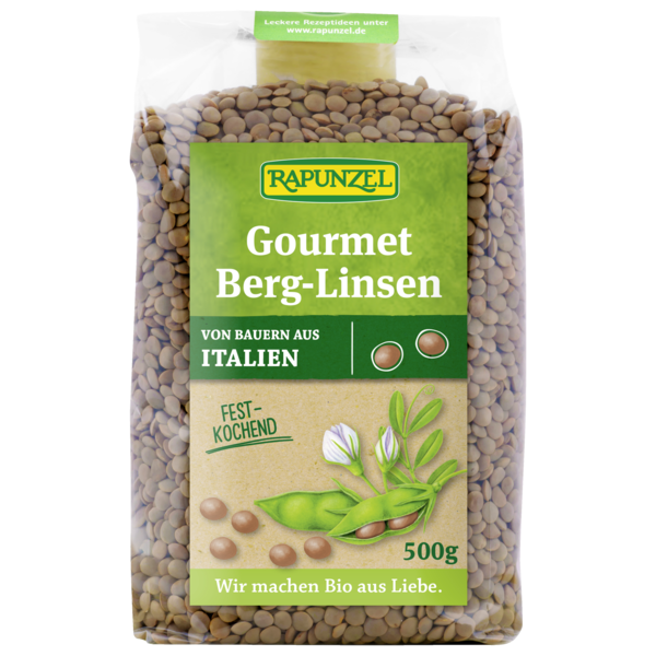 Rapunzel Gourmet Berg Linsen 500g
