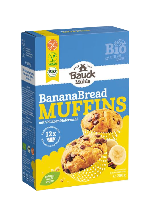 Bauck Backmischung Banana Bread Muffins 280g