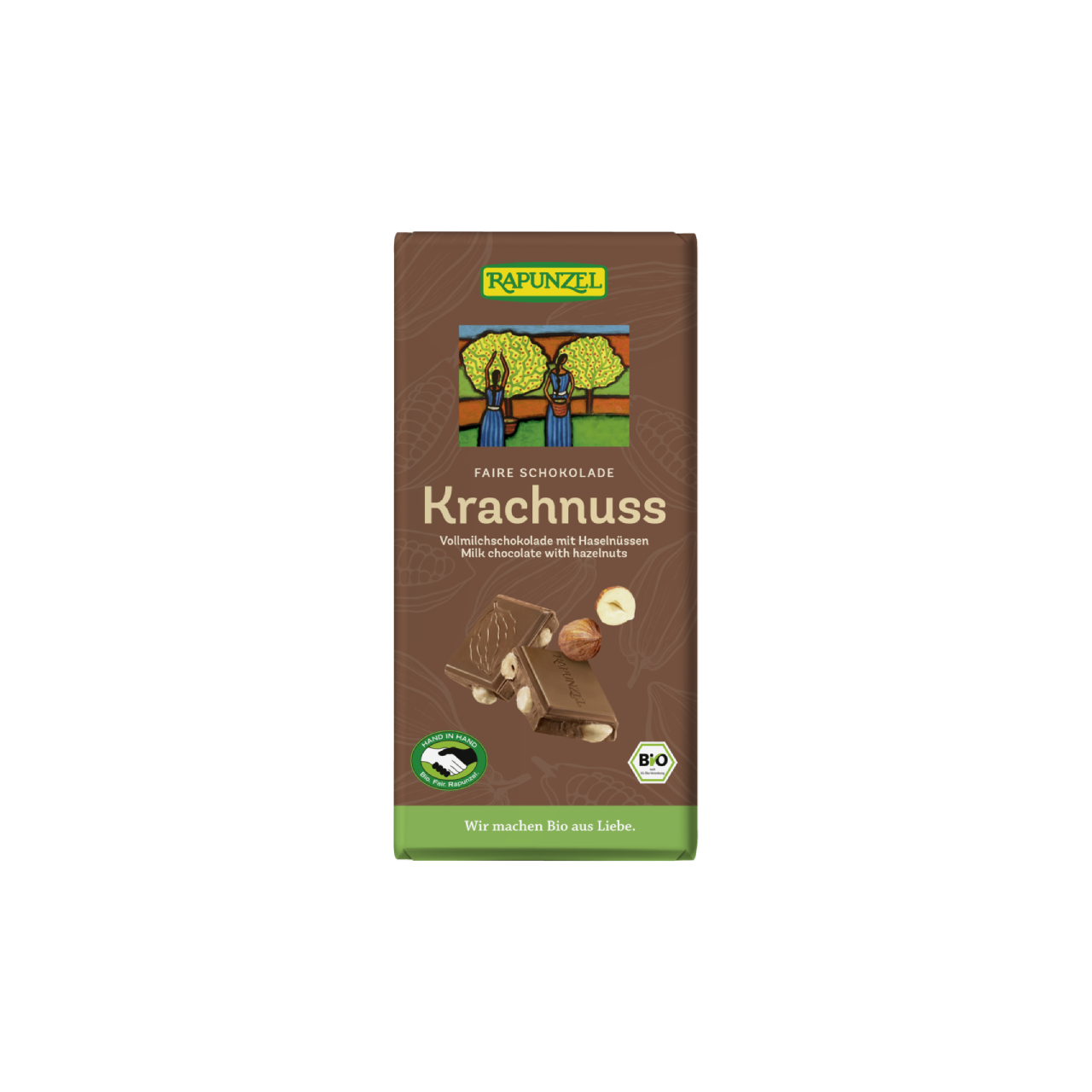 Rapunzel Vollmilch Schokolade Krachnuss 100g
