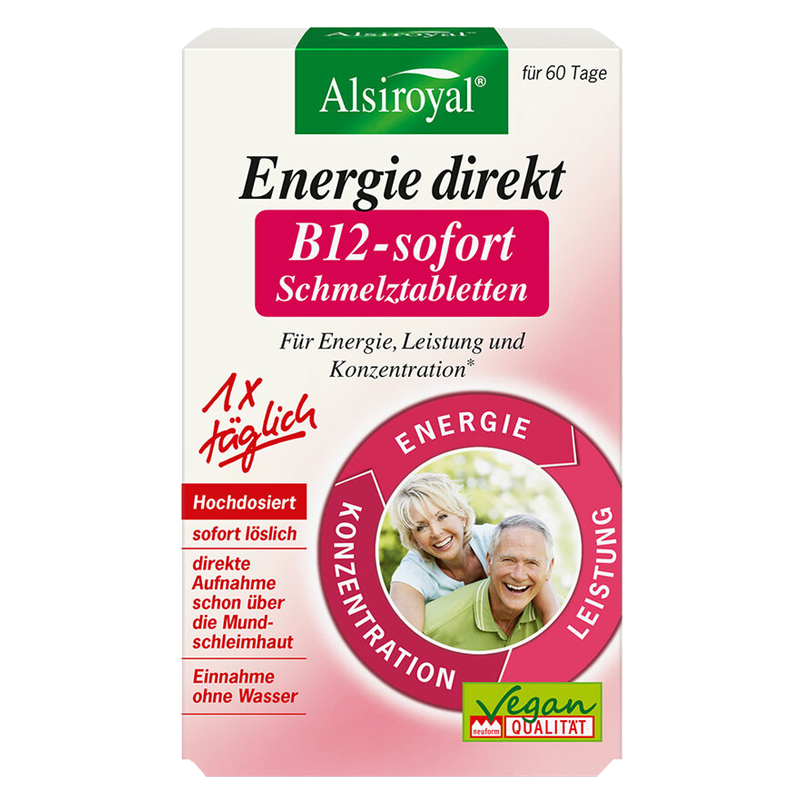 Alsiroyal Energie Direkt B12 Tabletten 60Stk