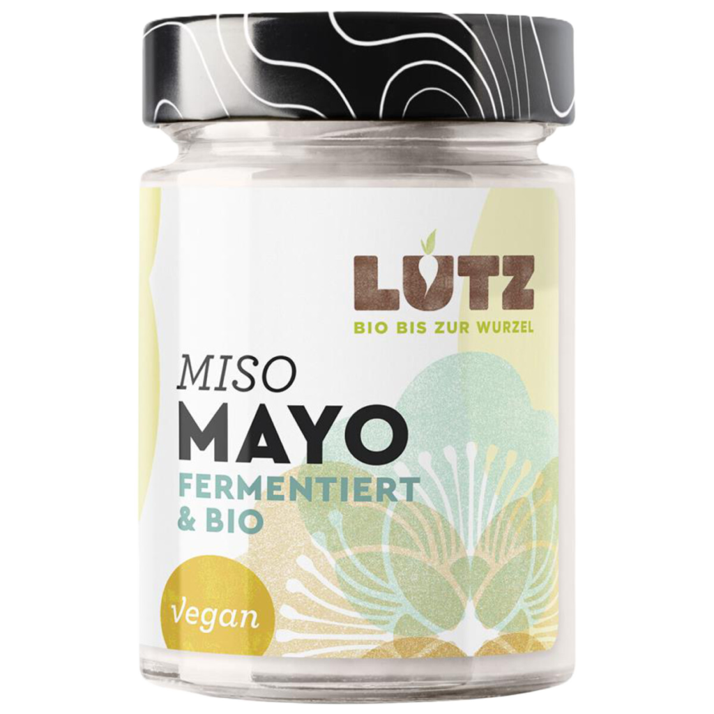 Bio Lutz Ferment Miso Mayo im 160-g-Schraubglas